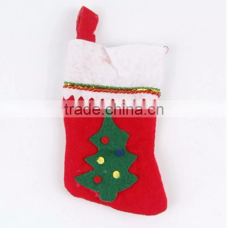 Christmas non-woven fabrics little socks Christmas socks pendant The Christmas tree decorations pendant