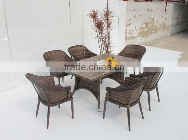 Dining Set New Design Patio Wicker Furniture (BP-3038)