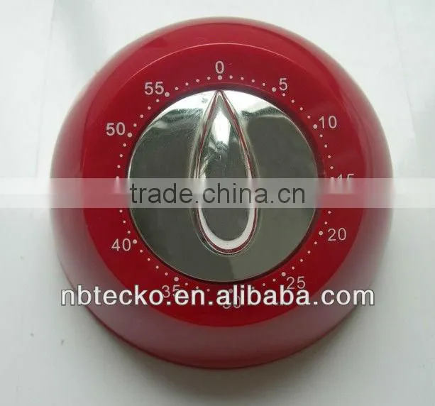Plastic 60 minutes countdown mechanical kitchen timer
