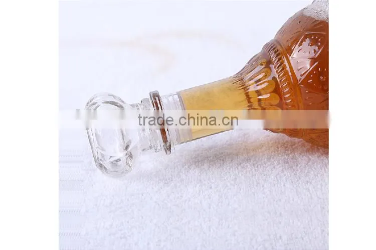 glass vodka wine bottles with cork lid TY42