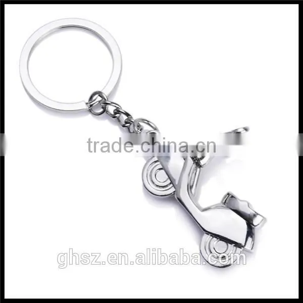 Creative key chains gift keyrings metal brush shape key ring supplier