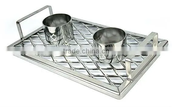 Stainless steel BBQ beer can double chicken cooker with high quality