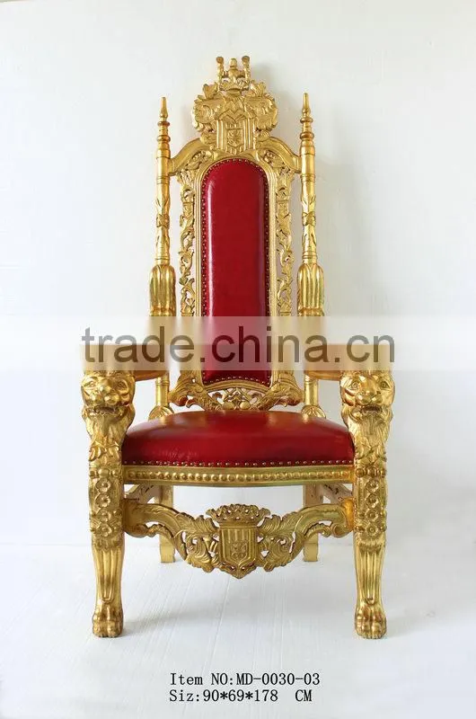 King throne Chair for wedding stage