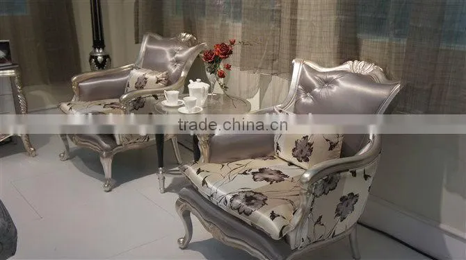 Luxury simple design style chairs sets,chairs & tea table, hand made and can be customized--BG90438 MOQ:1 SET