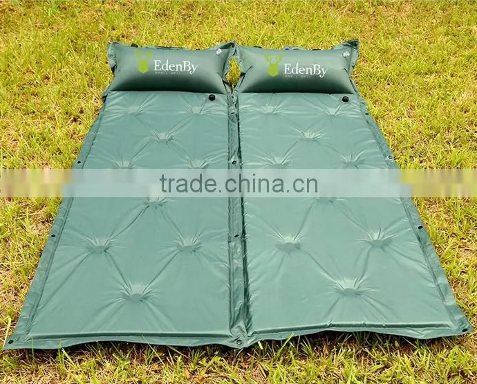 Self-Inflating Mattress with Pillow for Camping or hiking outdoor