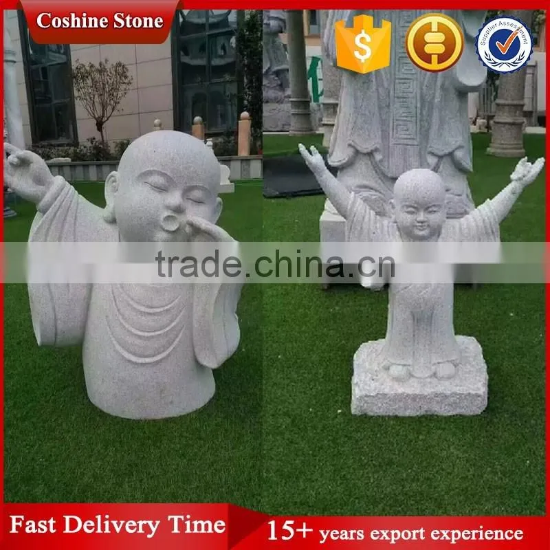 Hand Carved Mini Baby Granite Buddha Statue