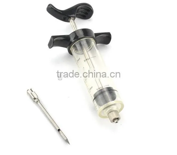 BBQ cooking condiment syringe fot turckey