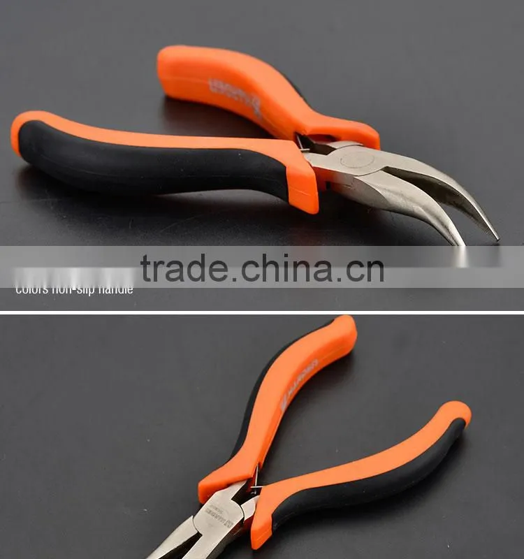 Multi Functional Chrome Vanadium Professional Mini Bent Nose Plier