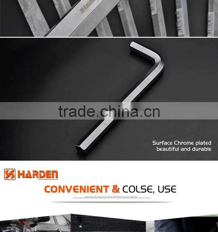 Professional Chrome Vanadium Hand Tool Long Hex Key Wrench