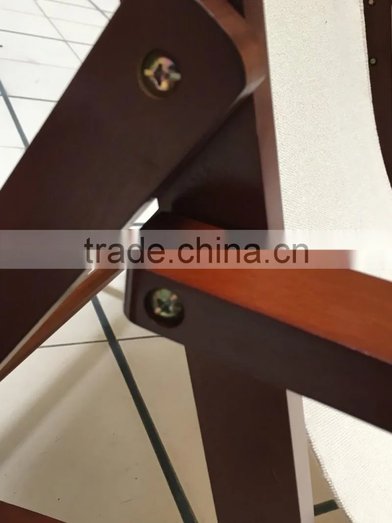 Folding 4-adjustable Wooden Chair Wood Beach Chair