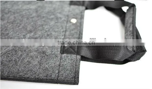 Wool felt eco-friendly portable shopping bag storage bag magazine sorting bags (TM-FT011)