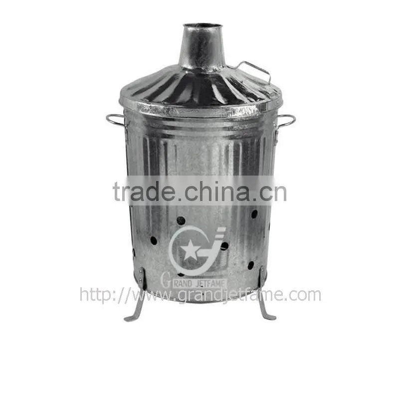 Garden galvanized 15L small waste incinerator