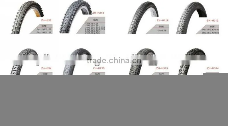 wear resisting natural rubber bicycle tyre 18*2.125