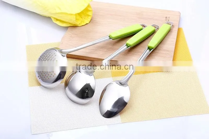 BYX02 Kitchen Utensil Stainless Steel Meal Spoon