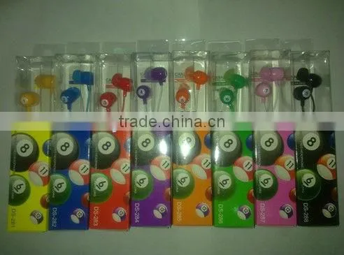 bear cartoon earphones Headphones 3.5MM BASS MP4 MP3 1 earphone