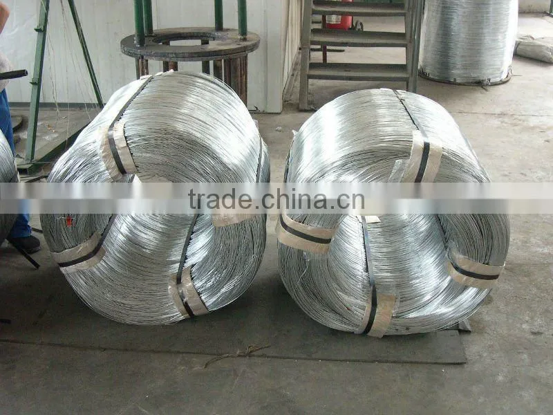 fine quality hot dipped galvanized wire(factory)