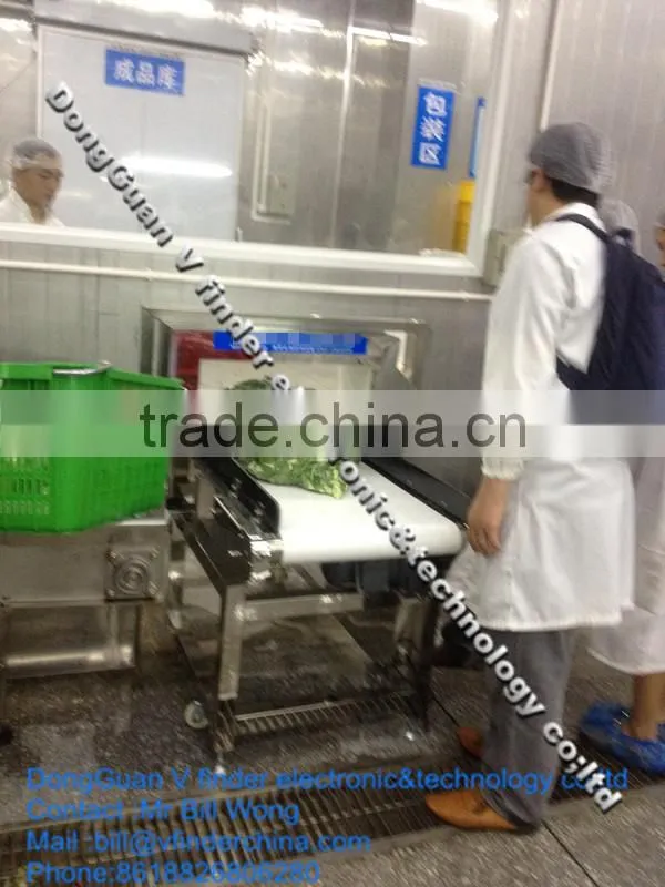 FDA standard Conveyor Belt food Metal Detector machine, metal detector for food processing industry