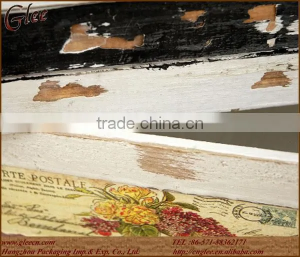 beauty antique flower market wooden crate