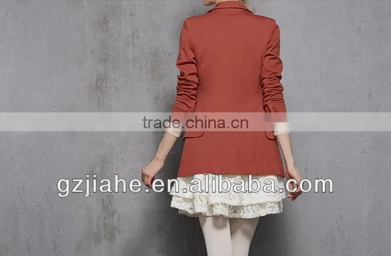 2014 Fashion lady small suit new design coat for women