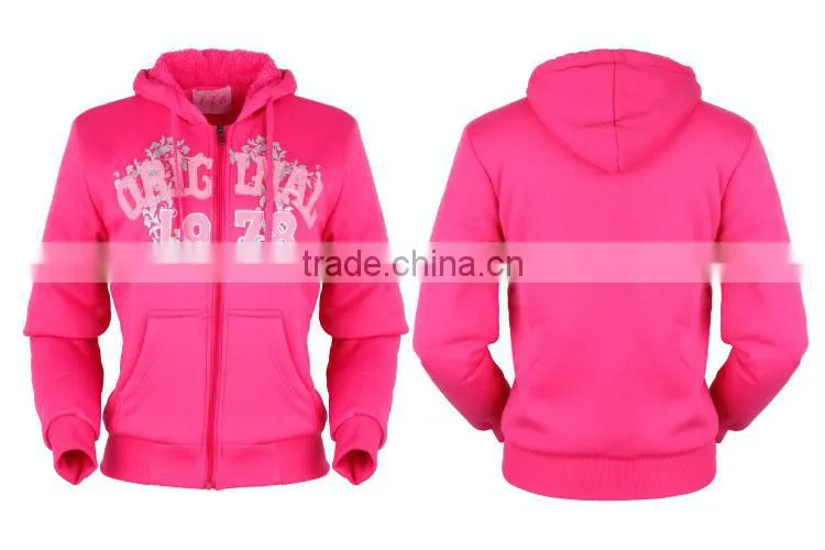 Womens' Custom Logo Printing Fitness Hoodie