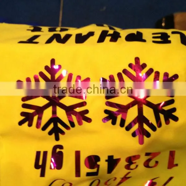 Fashion design garment patterned heat transfer vinyl