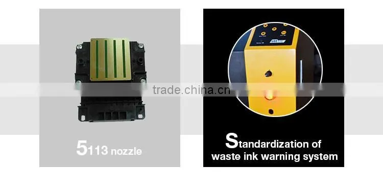 Best selling top grade inkjet printer double nozzle digital textile printer