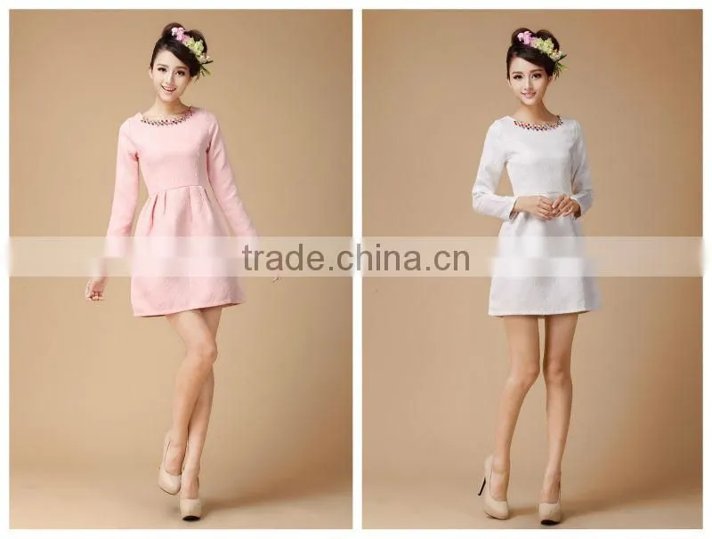 women dresses white jacquard fabric / fancy dress fabric