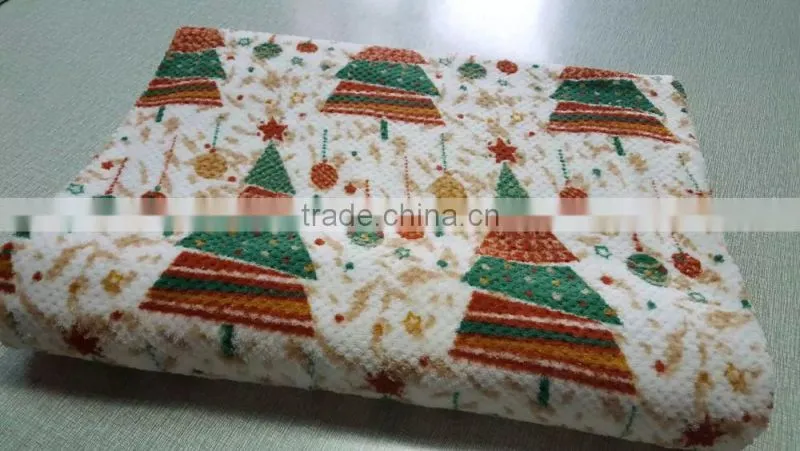 super soft printed jacquard coral fleece blanket