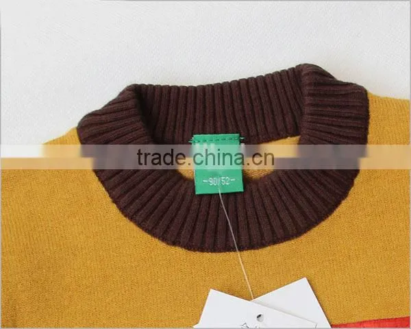 Children fake two pieces sweater baby winter clothes