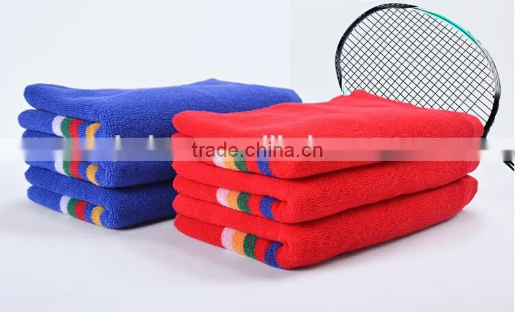 Custom emboridered logo gym towel for twenty age group team