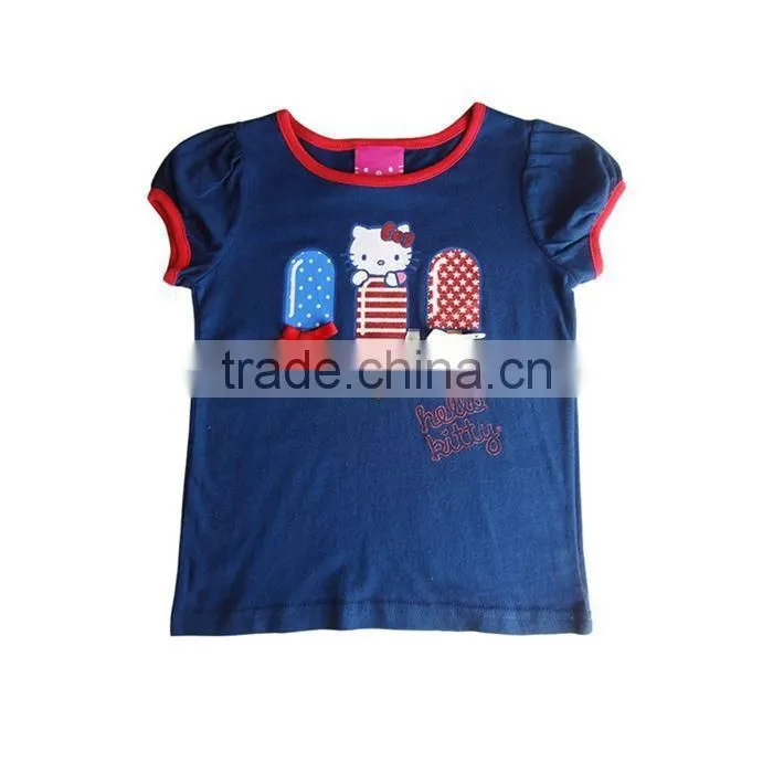 Top Quality Stylish Design Kids Shirts Embroidery Designs
