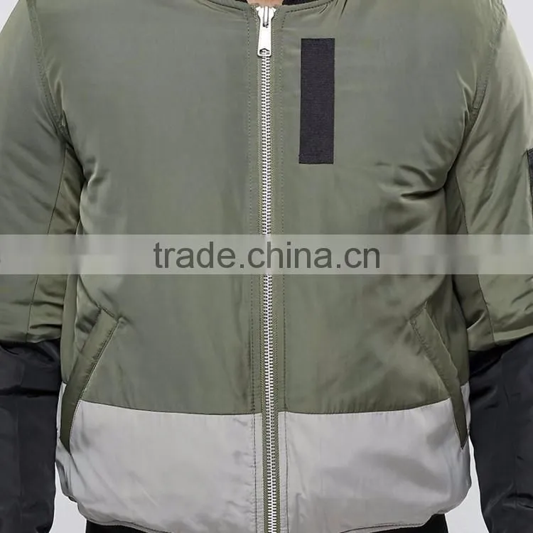 Professional Manufacturer OEM plain baseball jacket