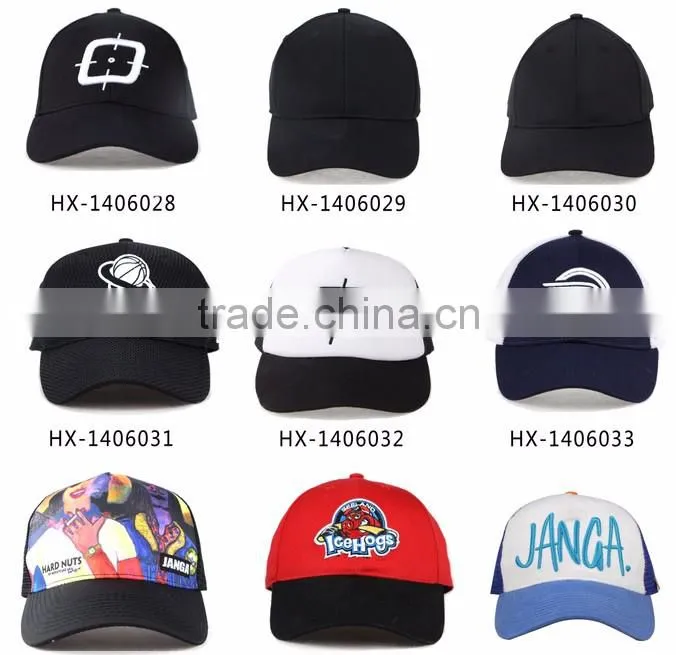 Custom blank fitted leather baseball cap for sale