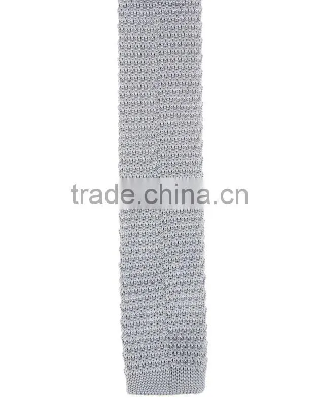 straight end knit tie