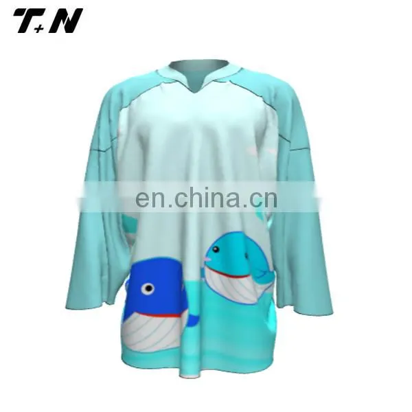 Funny custom sublimated ice hockey jerseys
