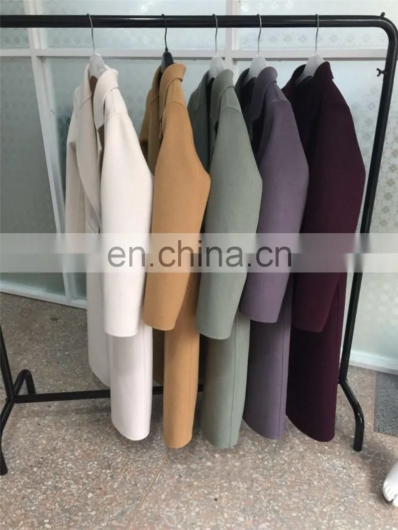European Hot Sale Winter Clothes Cashmere Coat Comfortable Women Wool Coat