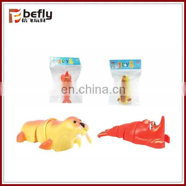 Mini plastic capsule wind up toy insect