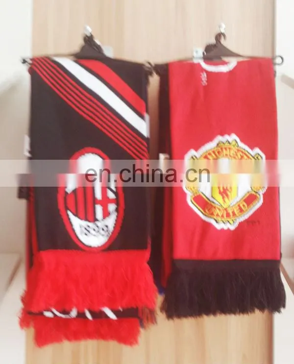 Wholesale football fan scarf and hat