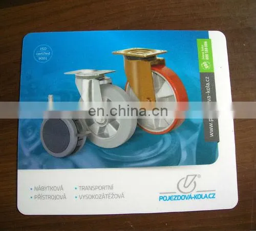 Round custom adhesive mouse pad