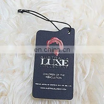 custom paper hang tag for jewelry and accessories