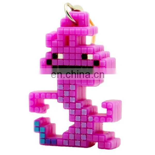 3D design soft PVC cell phone charms manufacturer