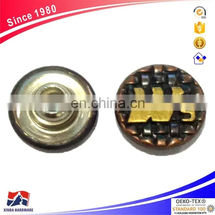 10mm Alloy rivets for garment/fitting pants customized rivets