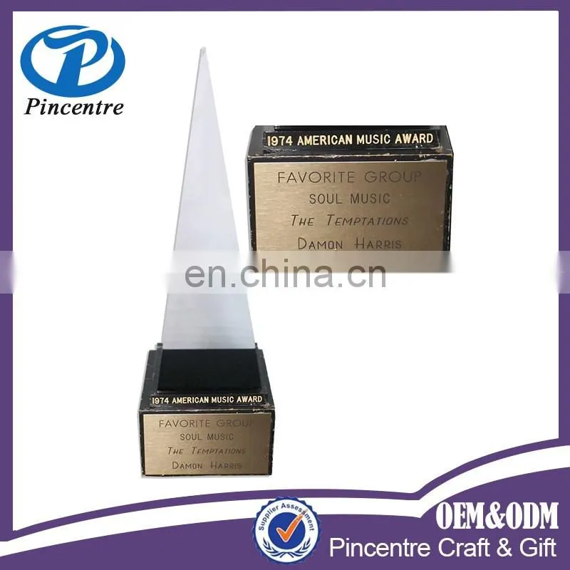 wholesale crystal America music trophy award replica in store