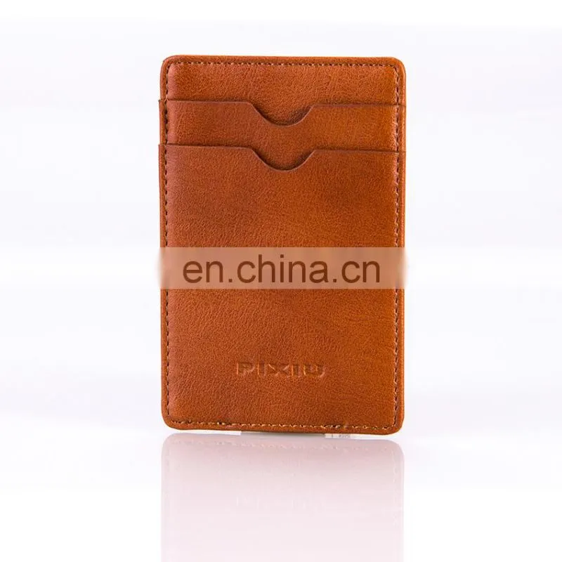 Verified Suppliers excellent Handmade Money Clip Leather Wallet