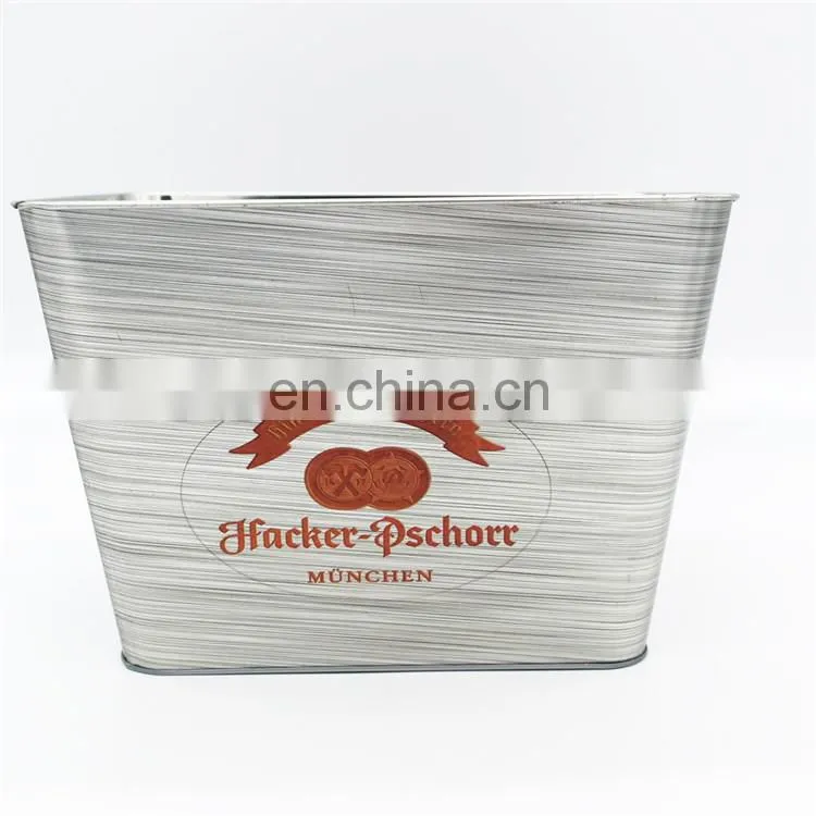 large standing walmart tin ice bucket with special offer