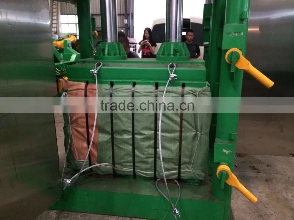 Hot Sale vertical hydraulic Used Clothing Baling Press Machine