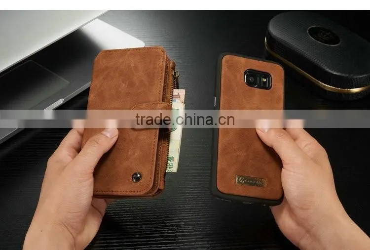 2016 Factory Wholesale Phone Case For Samsung S7/S7 edge Case Leather Wallet