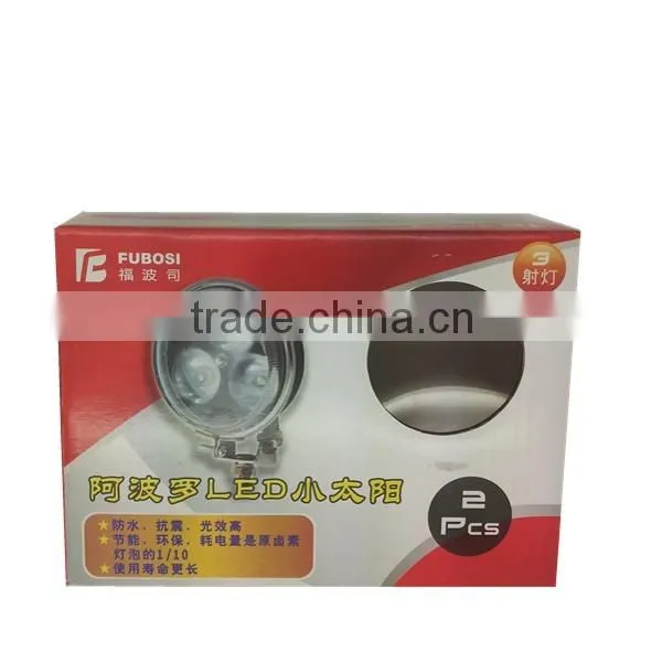 auto led lights led fog lamp 3" round lamp