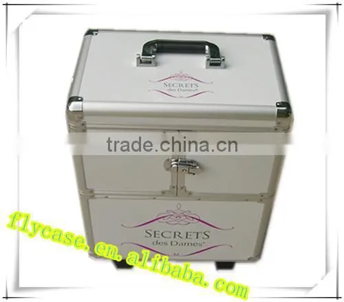 2014 hard aluminum carry case with trolley case - CE