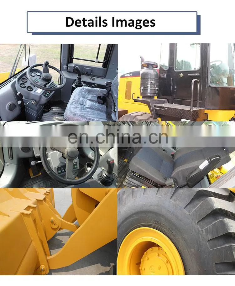 GOOD QUALITY!! China large Construction mining use 5 ton wheel Loader ZL50/956 Front-end Shovel Loader with CE with rock bucket